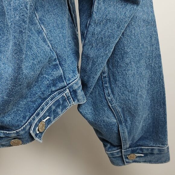 NWOT! 90s DISNEY Winnie the Pooh & Friends Embroidered Denim Jean Jacket Size XL - Picture 14 of 14